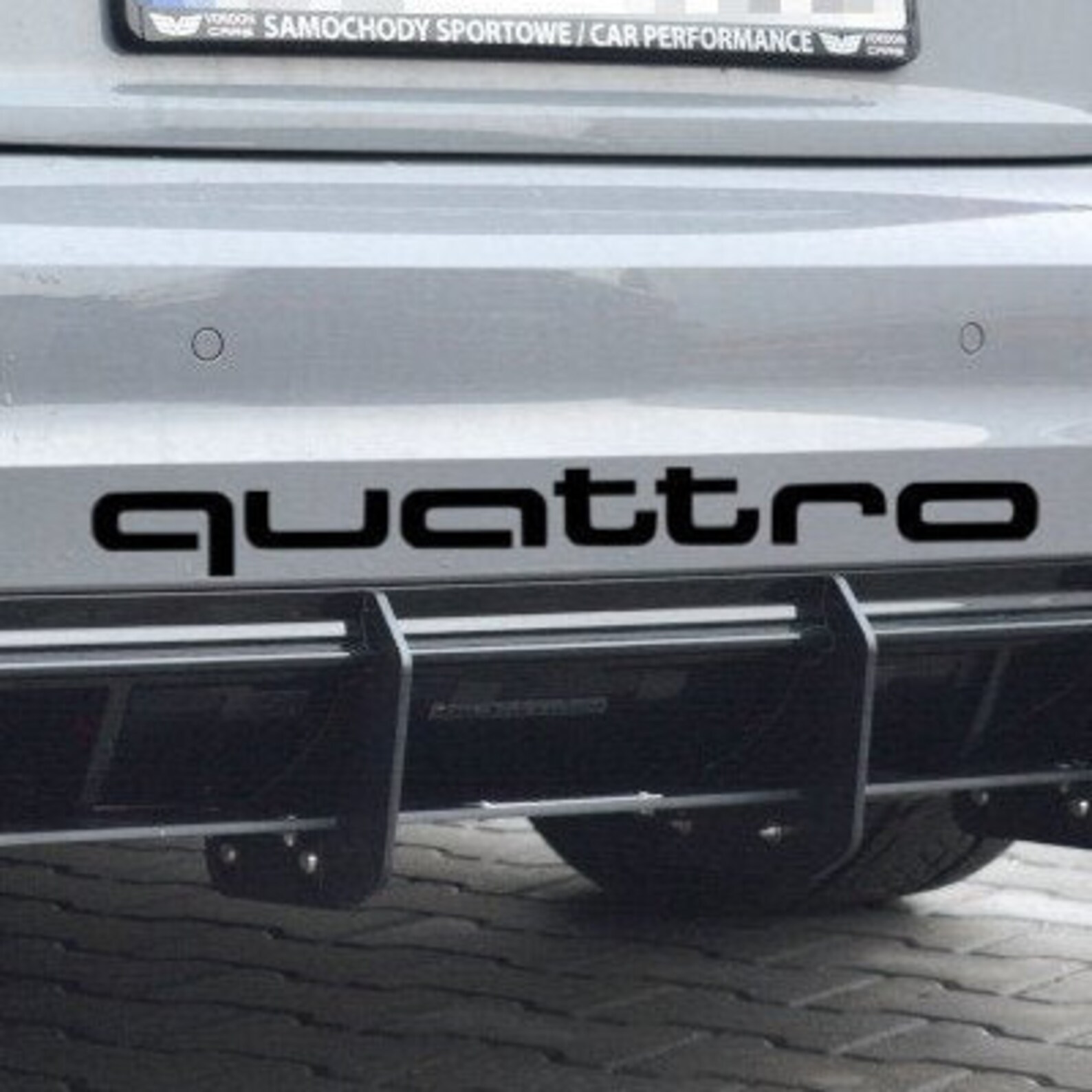 Audi Quattro Sticker Decal Bumper sticker available in Etsy