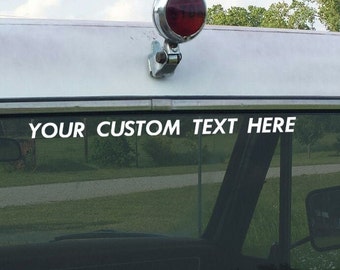 Your custom text personalised sticker