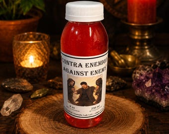 Contra Enemigos against evil water box of one bottle of 8 oz