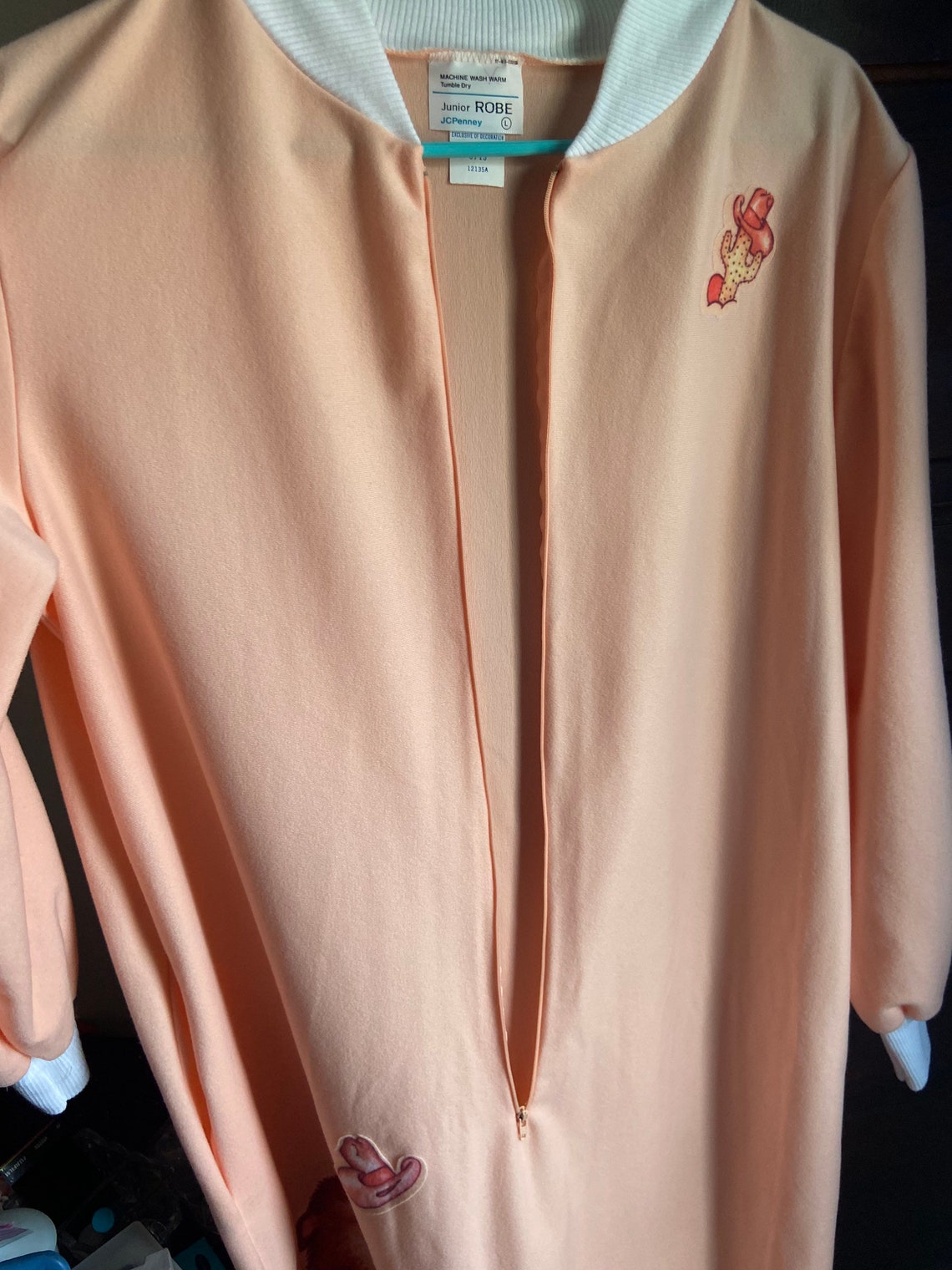 NWOT Jcpenney Juniors Zipup Robe With Cuddly Critter Howdy Etsy