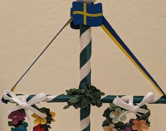 Midsummerpole Maypole Swedish traditional Midsommar stång