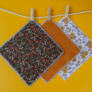 Set of 3 Flannel Handkerchiefs