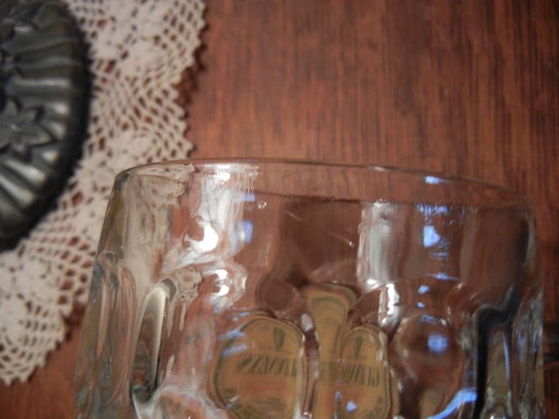 Vintage Bar Glassware: Guiness Mug, Warsteiner Tulip Glass, Crown Royale Whiskey Glass, Top Gun Whisky Glass, Harp Irish Beer Mug image 3
