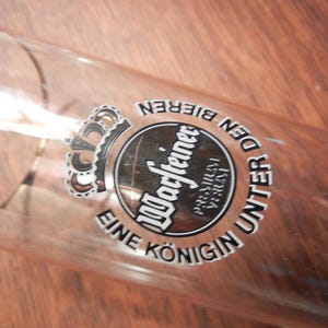 Vintage Bar Glassware: Guiness Mug, Warsteiner Tulip Glass, Crown Royale Whiskey Glass, Top Gun Whisky Glass, Harp Irish Beer Mug image 11