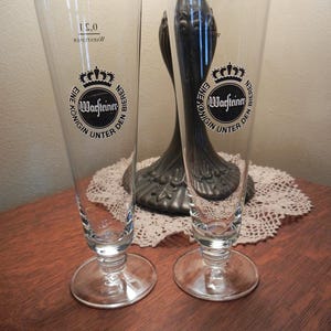 Vintage Bar Glassware: Guiness Mug, Warsteiner Tulip Glass, Crown Royale Whiskey Glass, Top Gun Whisky Glass, Harp Irish Beer Mug image 9
