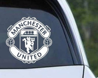 Manchester United Decal Etsy