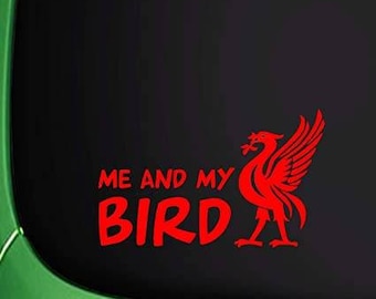 Liverpool FC bird vinyl decal stickers for car