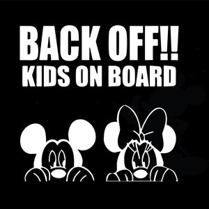 Baby on Board Disney Mickey Mouse vinyl decal sticker for car