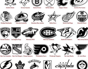 NHL Hockey Team Vinyl Decal Sticker | Maple Leafs, Bruins, Montreal