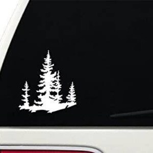 Camping Trees Adventure vinyl decal sticker