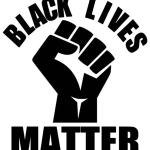 Black Lives Matter BLM decal sticker for car