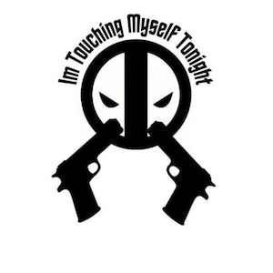 Deadpool vinyl decal stickers for car