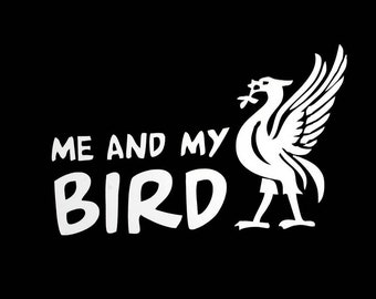 Liverpool FC bird vinyl decal stickers for car