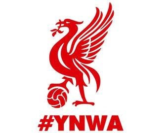 Liverpool FC bird Red vinyl decal stickers for car