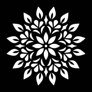Mandala Henna Design Stencil Tattoo