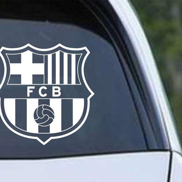 Stickers vinyles logo FC Barcelone pour voiture