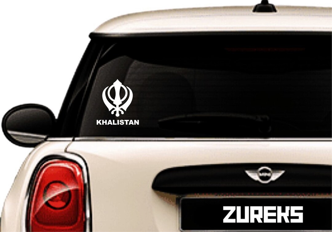 Punjab Sikh Khalistan Decal Sticker for Car Bumper Window Etsy