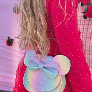 Sac à main fille personnalisé scintillant, sac à paillettes, sac à bandoulière pour tout-petit, sac à bandoulière amusant, accessoires pour enfants, maman et moi, licorne, sac à main assorti à maman