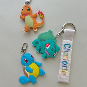 Personalized Name Tag, Add Charm, Custom Key chain, Bag Name Tag, Bag Accessory, Gift idea, Personalized Gift, ID Tag, Kids item