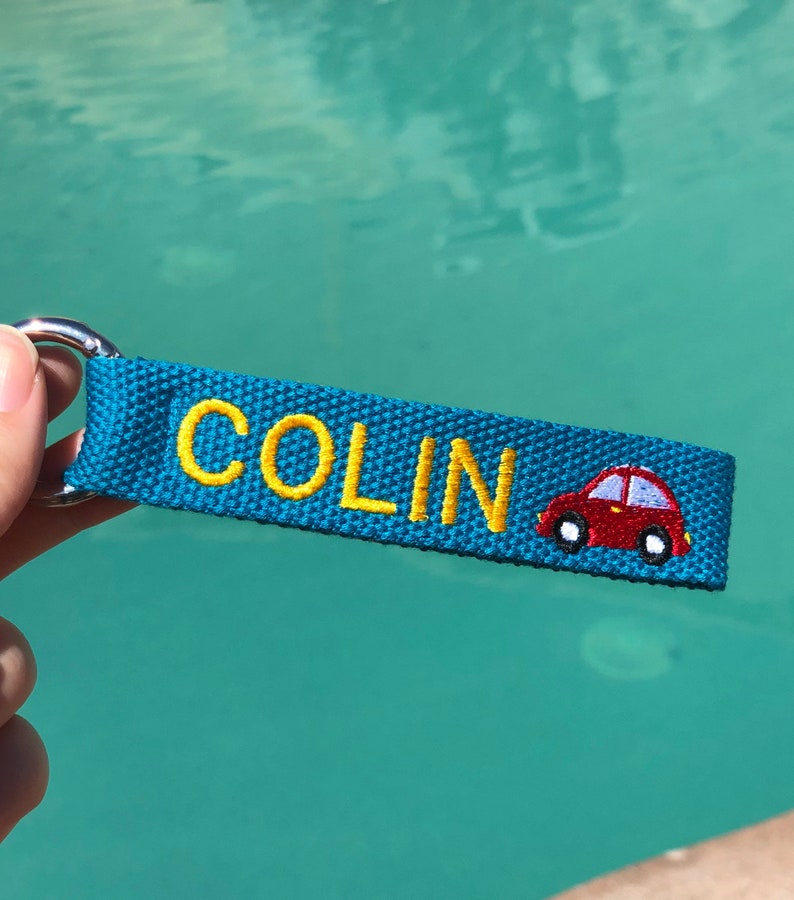 Personalized Name Tag O Ring Custom Key Chain Bag Name Tag Etsy