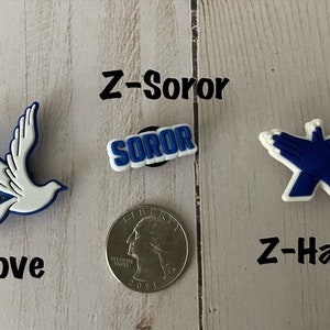 Shoe Charms / shoe accessories / HBCU Charm / College Charm / Sorority/ ZPB