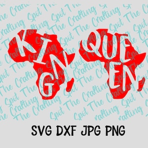 African King / African Queen / Motherland / African SVG