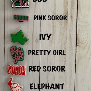 Shoe Charms / shoe accessories / HBCU Charm / College Charm / Sorority