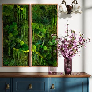 Moss Wall Art. Moss Art. Preserved Moss. Living wall. Plant wall decor