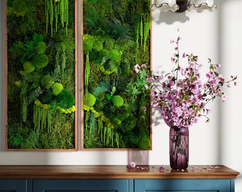 Moss Wall Art. Moss Art. Preserved Moss. Living wall. Plant wall decor