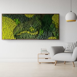 Moss Wall Art. Large Moss Wall. Statement art. Green wall