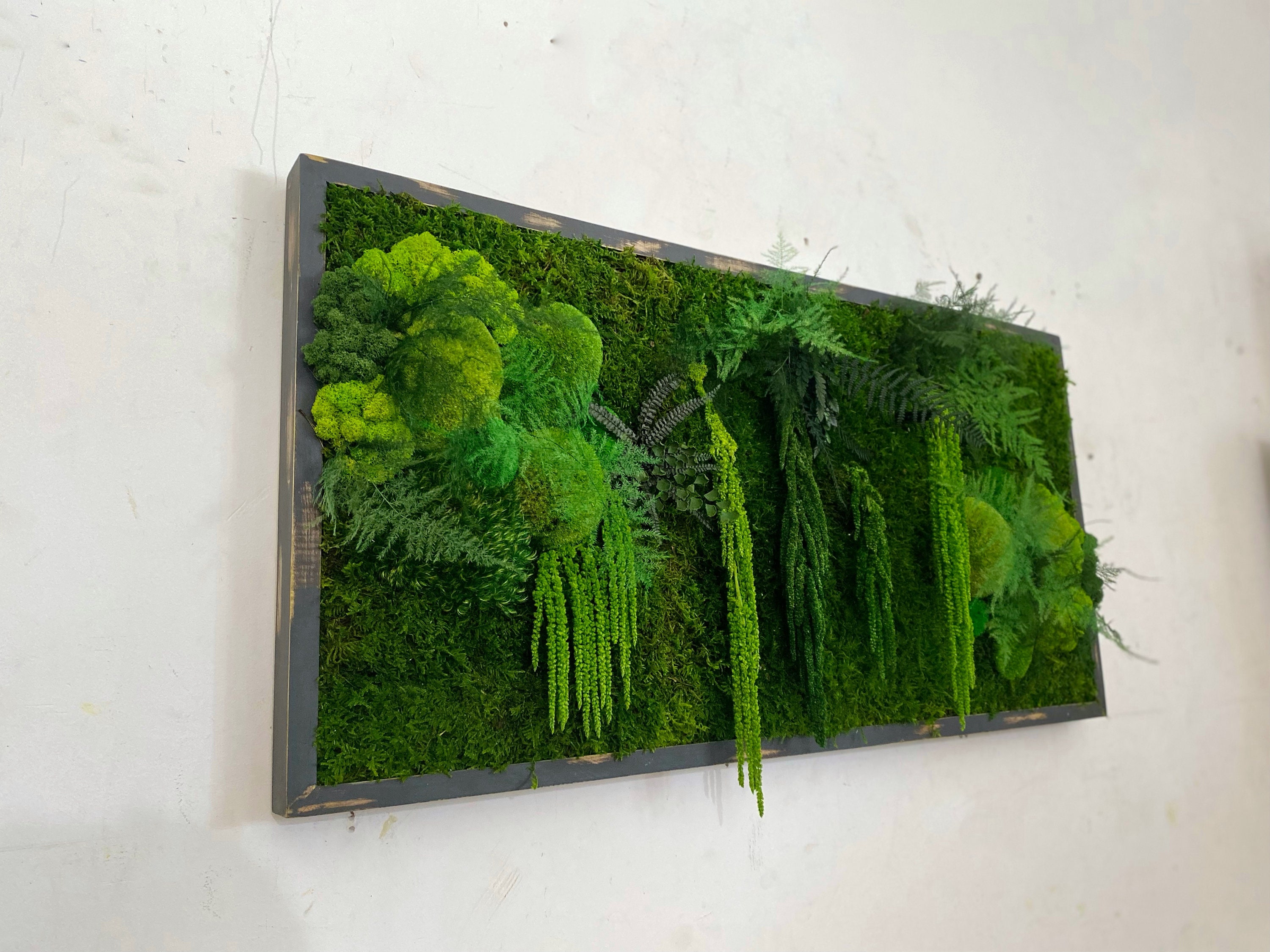Moss Art- DIY textured wall decor in less than an hour - A Life Unfolding