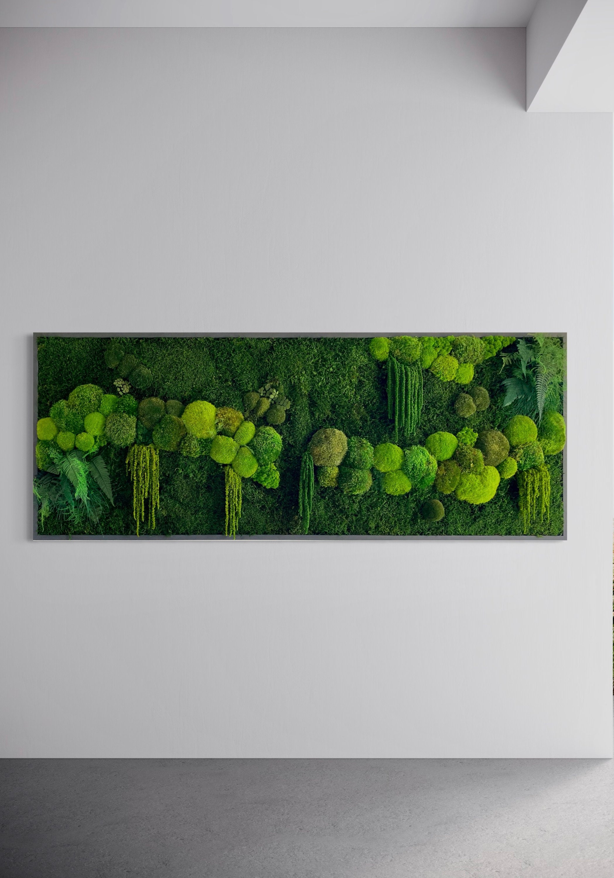 18x36 Cushion Moss Wall Art