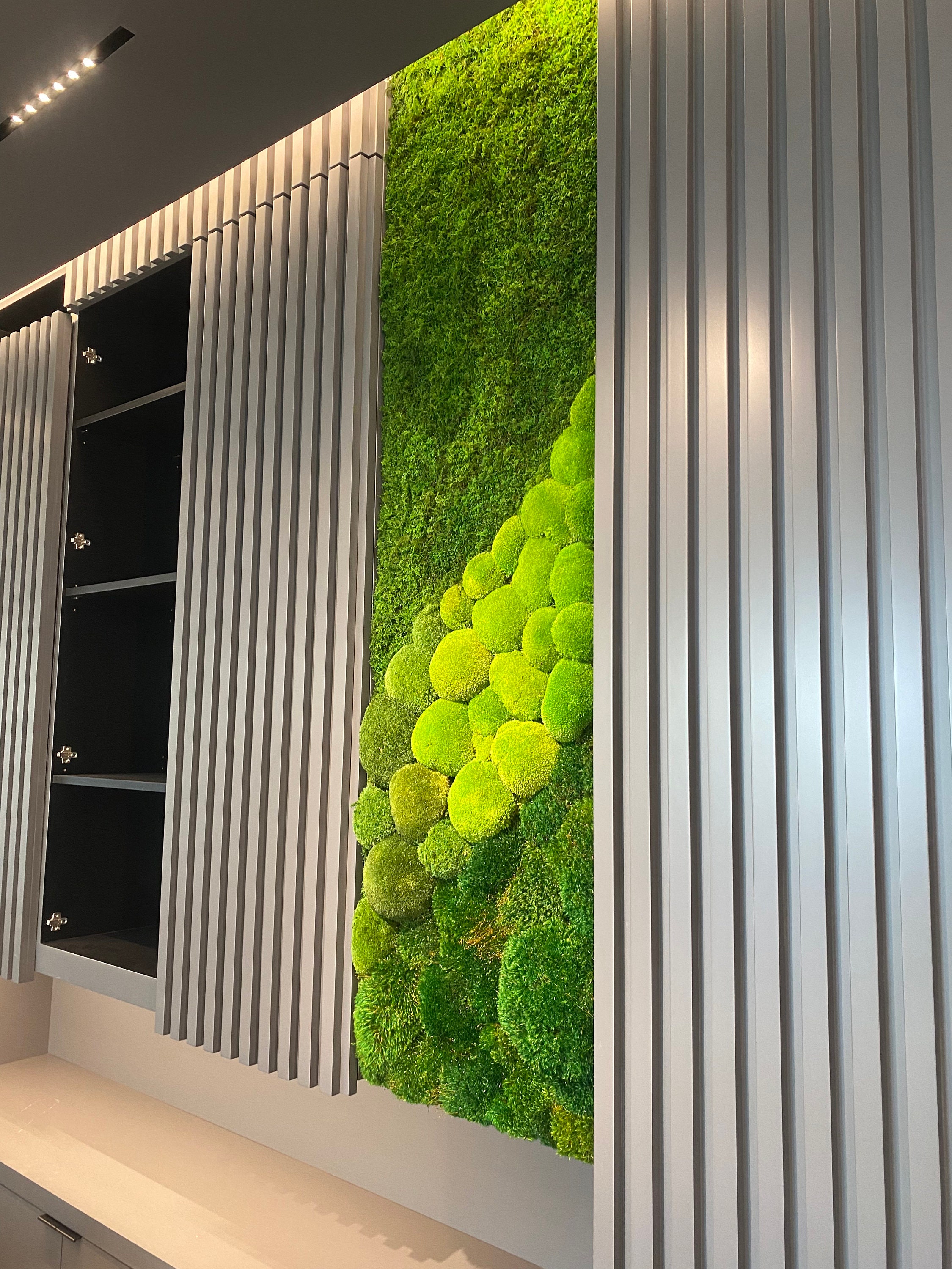Green Wall. Living Wall. Office Wall Art. Custom Size Moss | Etsy