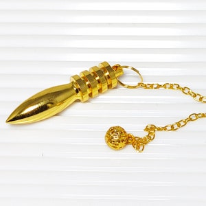 Copper/Brass Pendulum, Meditation Pendulum, Dowsing Pendulum, Pendulum For Divination, Rikki Pendulum, Balancing Chakras, Spiritual Healing