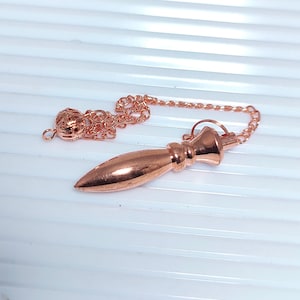 Pointed Pendulum, Copper/Brass Pendulum, Meditation Pendulum, Dowsing Pendulum, Pendulum For Divination, Rikki Pendulum, Spiritual Healing