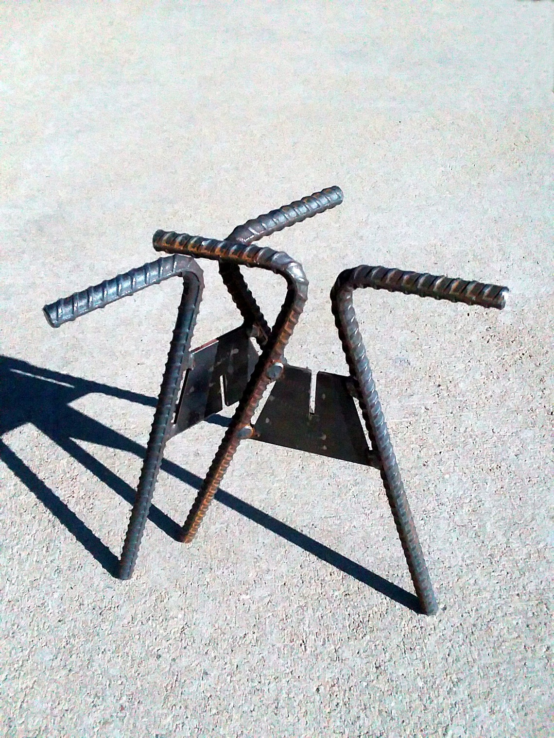 Vertical fire pit stand Small Trivet Dutch Oven Stand Etsy