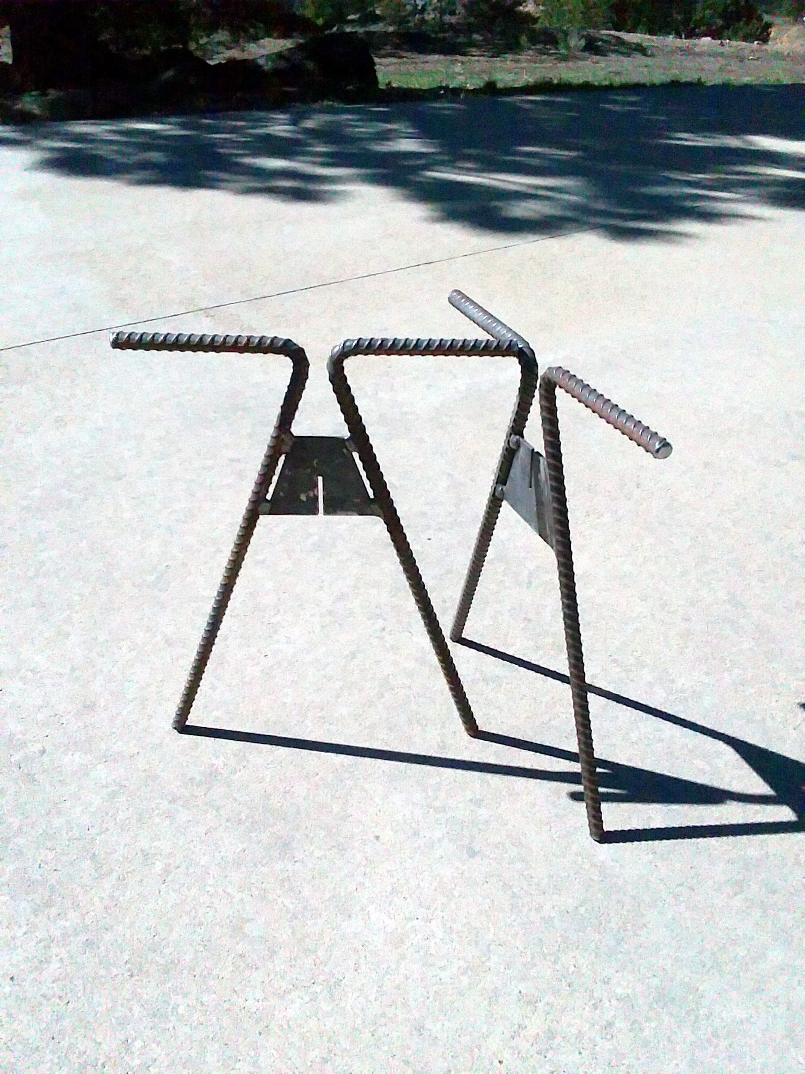 Vertical Fire Pit Stand Large Trivet Dutch Oven Stand Etsy