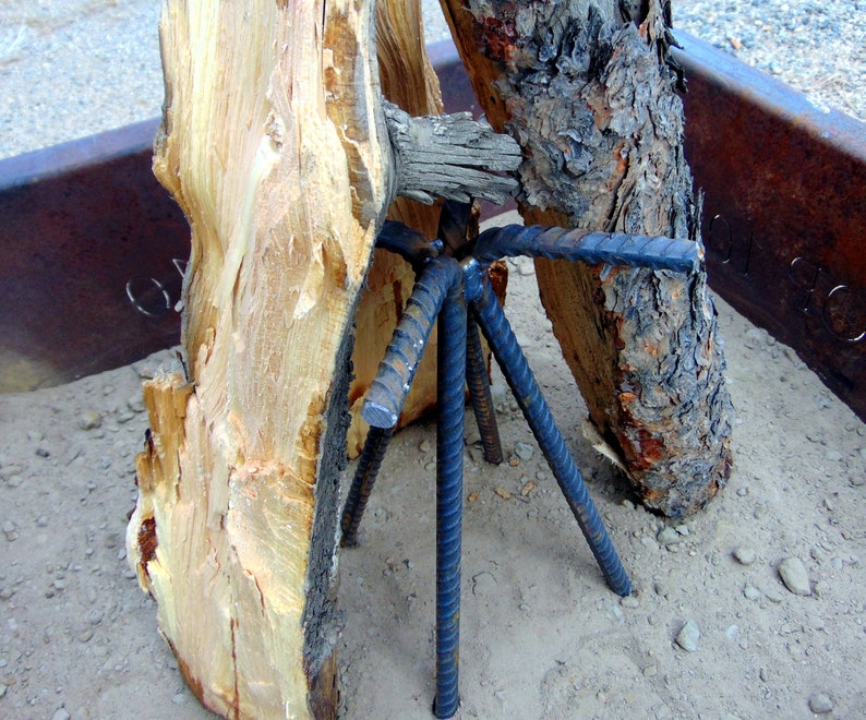 Vertical Fire Pit Stand Trivet Made in the USA Etsy