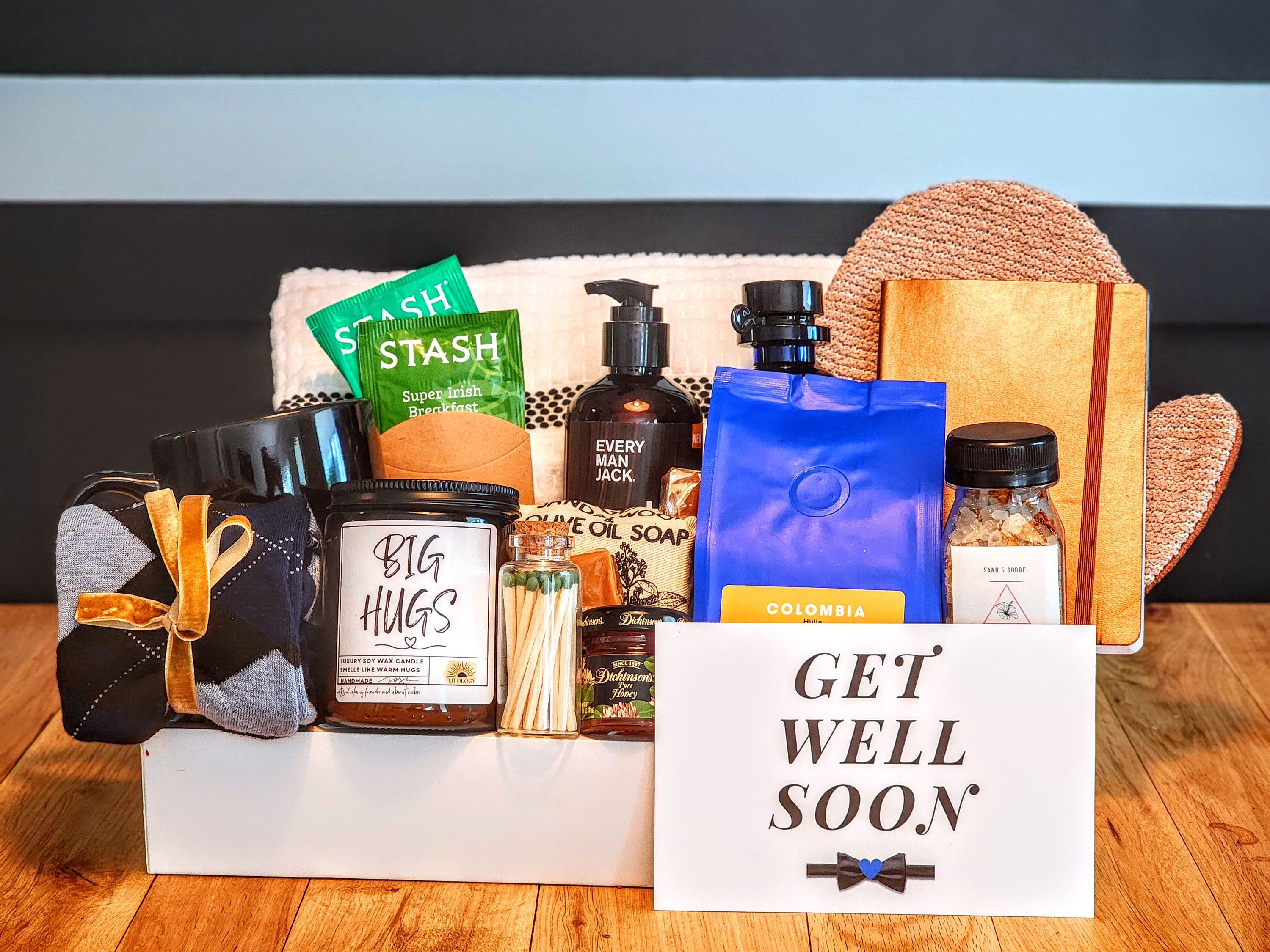 Mens Get Well Gifts Get Well Soon Gift for Men, Get Well Soon Care