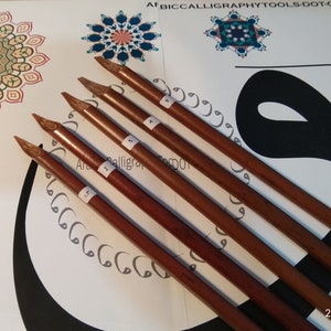 Arabic Calligraphy Reed Pen Qalam Kalam Bamboo-Handam Urdu Farsi (HANDAM 1.5-5mm)