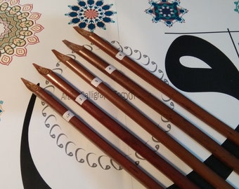 Arabic Calligraphy Reed Pen Qalam Kalam Bamboo-Handam Urdu Farsi (HANDAM 1.5-5mm)
