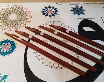 Arabic Calligraphy Reed Pen Qalam Kalam Bamboo-Handam Urdu Farsi (HANDAM 6-10mm)
