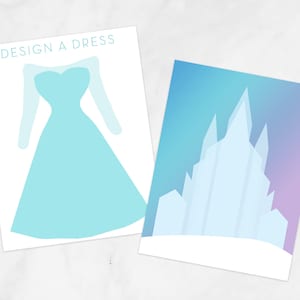 Frozen Playdough Matten, Winter Play Doh Mat, Frozen 2 Peuter Kleuter Activiteit, Verjaardagsfeestje Gunst,