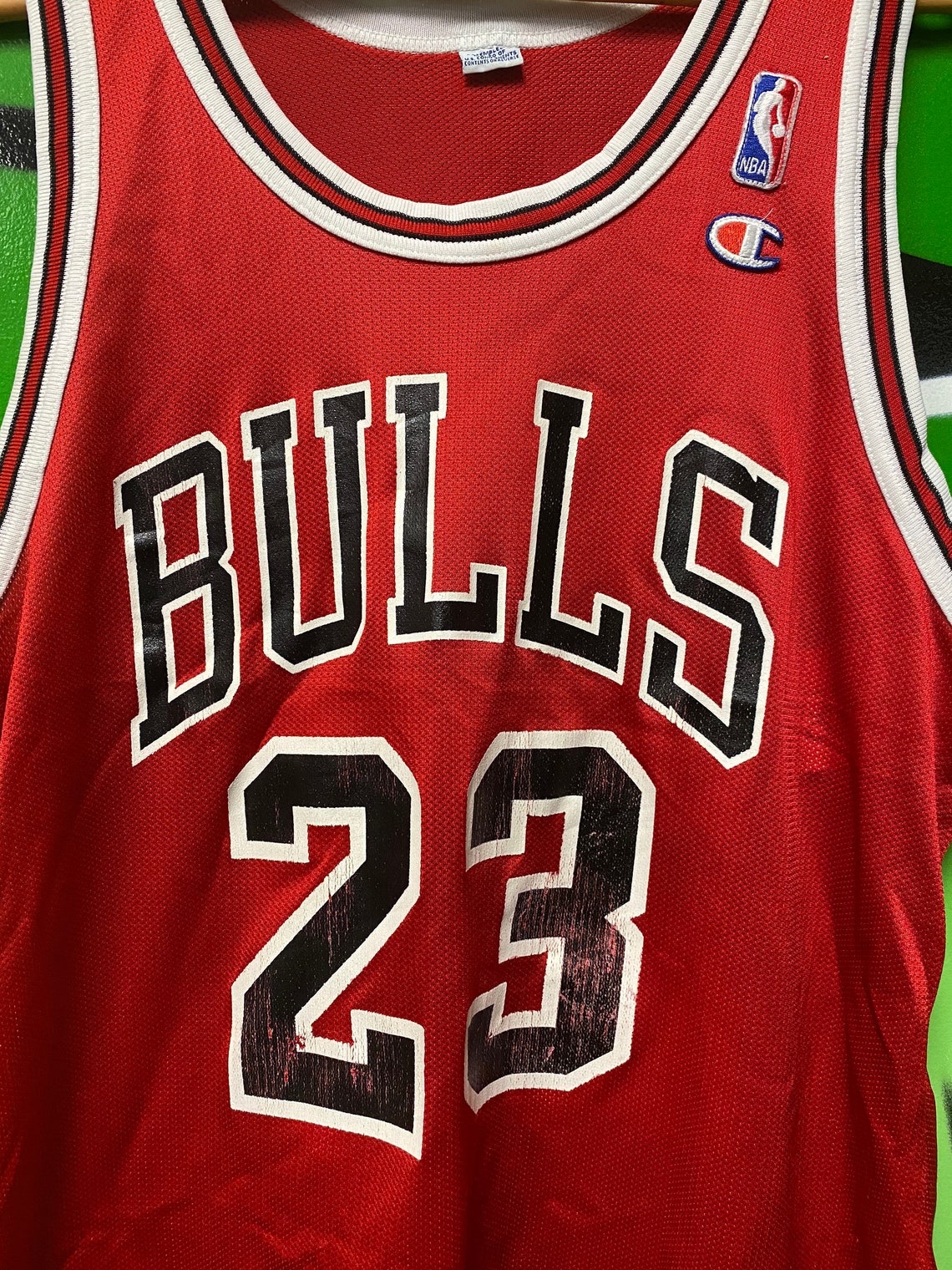 Vintage 90s Champion Michael Jordan Jersey Chicago Bulls NBA | Etsy