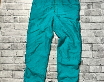 Vintage 90s Mens Fila Track Pants Nylon Made In Italy Size XL Rare