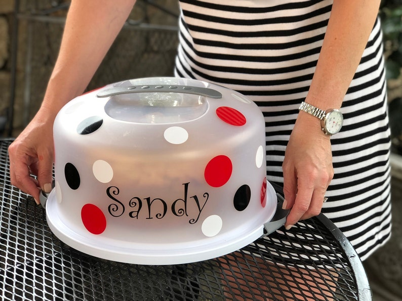 Personalized Cake Taker Etsy
