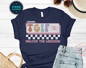 TGIF Shirt, Teacher Shirt, Alphabet Teacher Shirt, Teacher Life Unisex T-shirts, Funny Teacher Shirts, Technology Teacher Tee