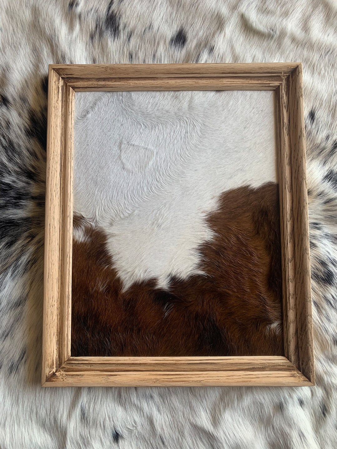 Cowhide Branding Frame Etsy