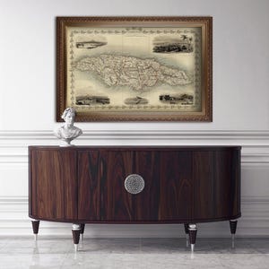 Antique Jamaica Map Print: 1851 Historic Wall Art image 4