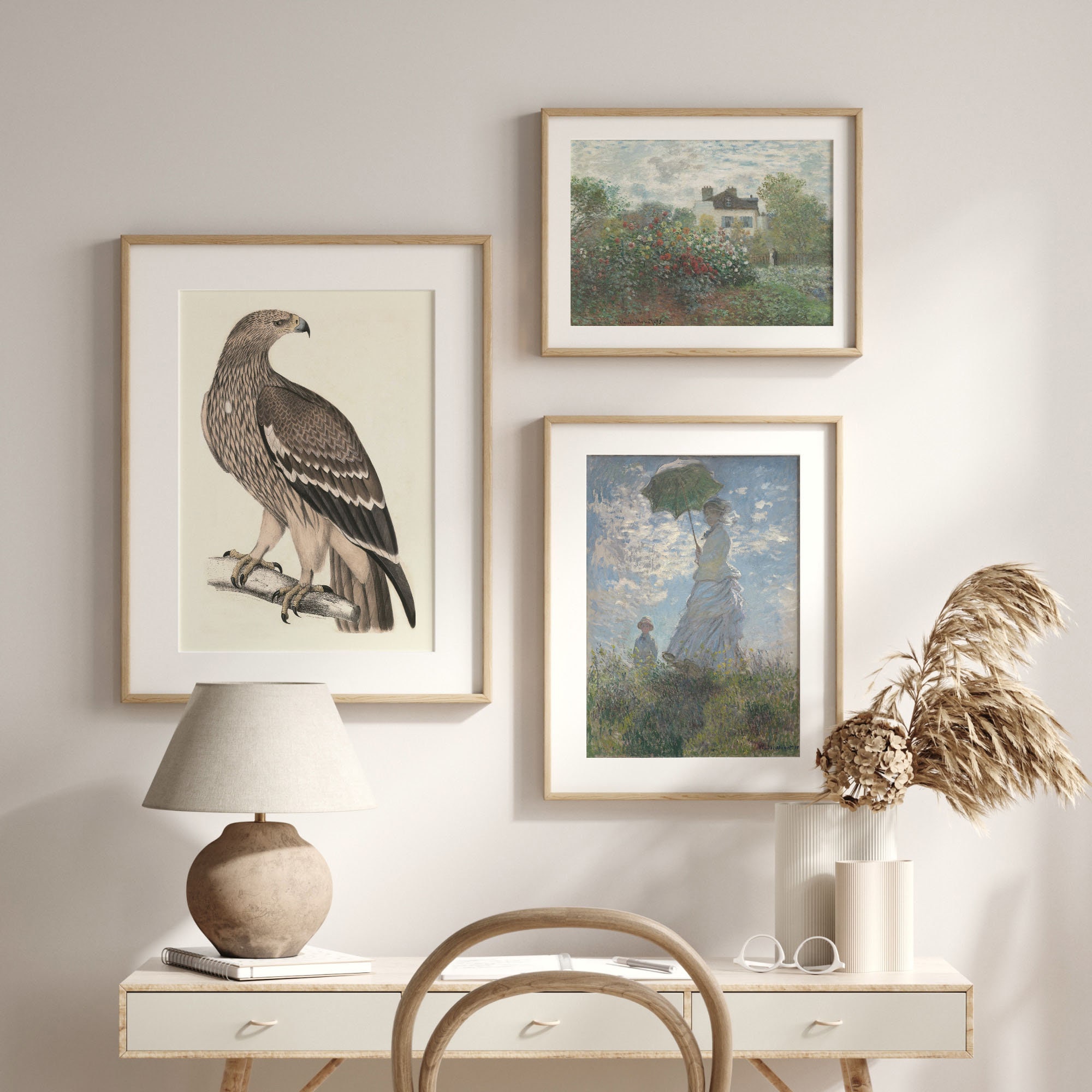 Antique Golden Eagle Illustration: Vintage Bird Wall Art - Etsy